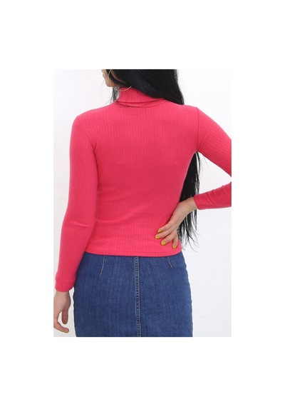 Buyers Butik - Balıkçı Yaka Body Fuşya - 8338.1567. 001
