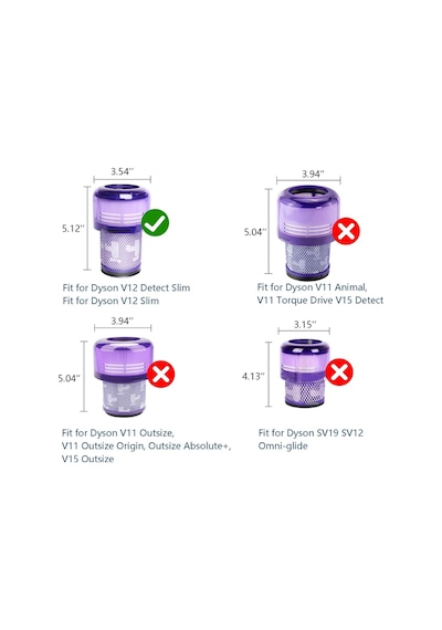 Dyson V12 Uyumlu Hepa Filtre 1 Adet