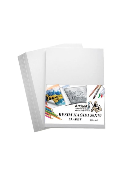 Karakalem Eskiz Çizim Seti Durolit Seti 50x70 Cm 1 Paket Pastel Dağıtıcı Kalem Resim Kağıdı Dereceli Kalem Seti Hamur Silgi Sınav Silgisi