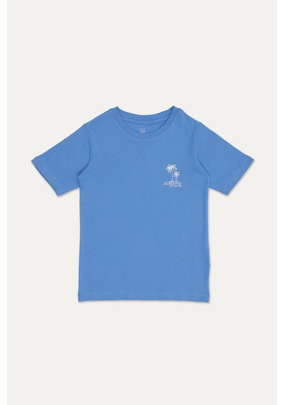 Jack & Jones Junior Jack&jones Junıor Erkek Çocuk Tişört 12297975 Mavi