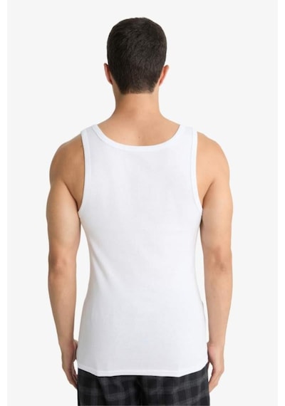 Defacto Slim Fit Dar Kesim Ribana 2li Atlet Y9056az25wnwt34 Beyaz