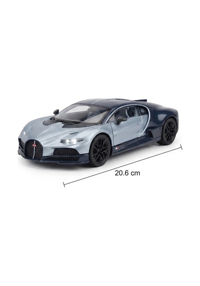 Bugatti Chiron Super Sport 300+ 1:24 Ölçek Diecast Gerçekçi Açılabilir Kapılı Model Araba