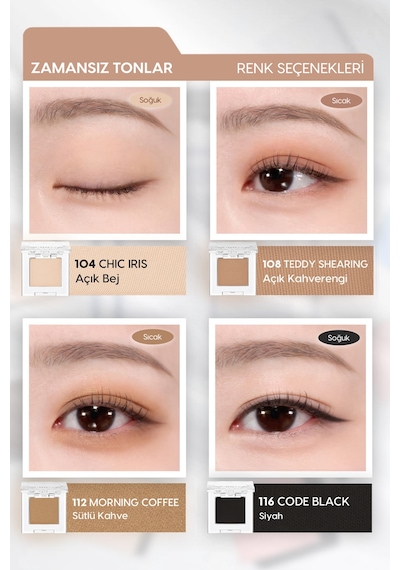 Missha Modern Shadow Matte Yumuşak Dokulu Dökülme Yapmayan Mat Tekli Göz Farı 101 Pale Bloom