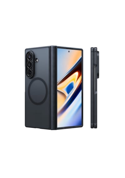 Torras Samsung Galaxy Uyumlu Z Fold 8 Ultra 2 Adet Ekran Koruyuculu Guardian Magsafe Kılıf Siyah