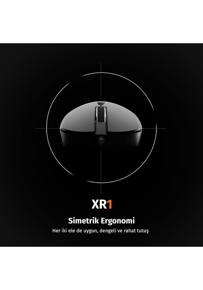 Xr1 Kablolu Oyuncu Mouse, 12800 Dpı, Rgb Aydınlatma, 6 Tuş, Ergonomik Tasarım, Pc Ve Laptop Uyumlu, Gaming Fare Siyah