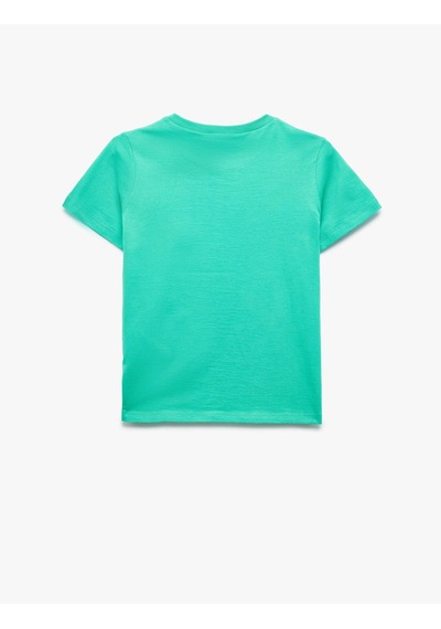 Koton Yeşil Erkek Çocuk T-shirt 5skb10050tk Yeşil
