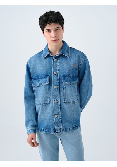 LOFT Oversize Erkek Ceket Lf2039639 Q1.v1 Denim