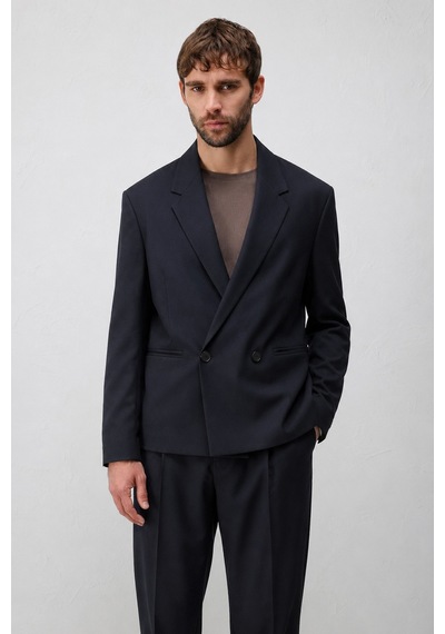 Antioch Relaxed Fit Erkek Blazer Ceket Açık Lacivert