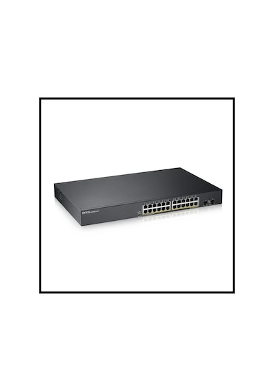 Zyxel Gs1900-24hp V2, 24 Port, Gigabit, Poe 170w, 2 Port Gigabit Sfp, Yönetilebilir, Rackmount Switc