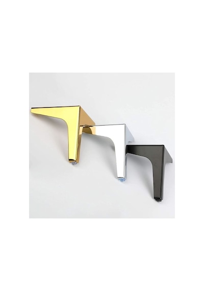 15 Cm Modern Model Gold Metal Mobilya, Dolap, Koltuk, Tv Ünitesi Ayakları 4 Adet -robot Süpürge Gold 15 Cm.