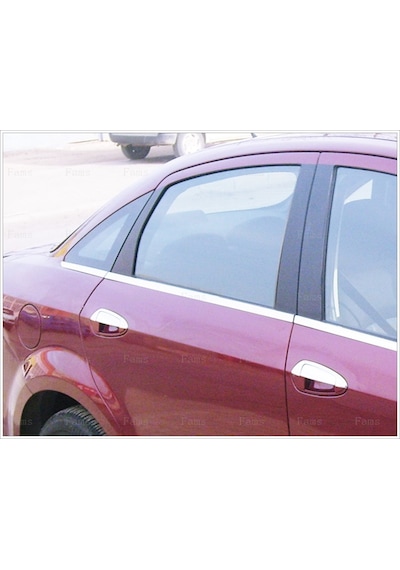Famsotomotiv Fiat Linea Krom Cam Çıtası 8 Prç. 2007 Ve Üzeri P.Çelik