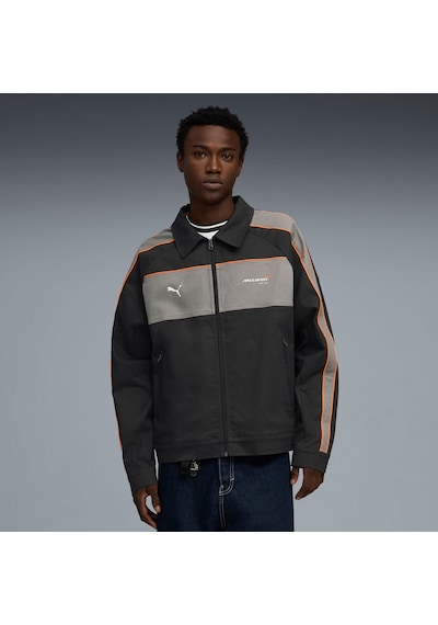 Puma Mclaren Racıng Coach T7 Erkek Ceket 637506 07 Gri
