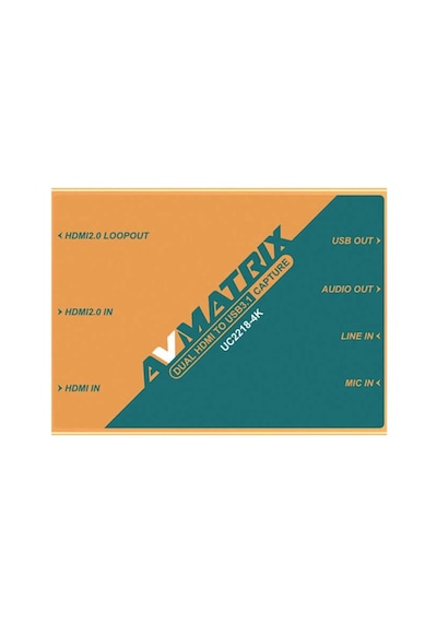 Avmatrix Uc2218-4k Çift Hdmı Girişli Capture Kart