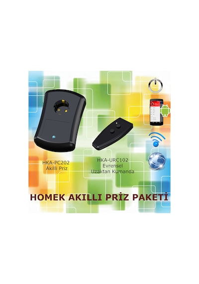 Homek Akıllı Priz Seti Hsk-Mset01 / Akıllı Ev Otomasyonu