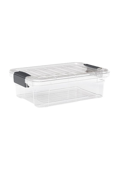 Dünya Dp-33102-102 Çok Amaçlı Saklama Kutusu 2.2 Lt - Kilitli Kapak Şeffaf 248x170x80 Mm- 24'li Paket