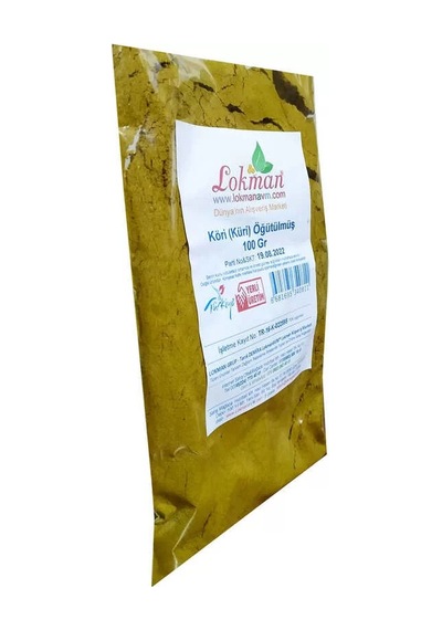 Köri Öğütülmüş Baharat Karışımı Küri Curry 100 Gr Paket