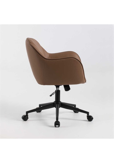 Milano Çalışma Koltuğu - Kahverengi 60x80-88x62 Cm Kahverengi
