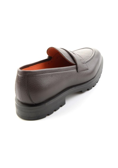 Kahve Floter Hakiki Deri Erkek Loafer Ayakkabı E01648622340