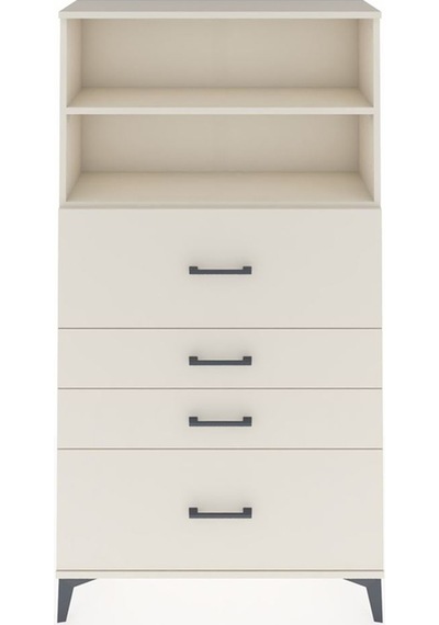 Arges Dolap 2 Raflı 4 Çekmeceli 88x30x163 Aytaşı-aytaşı Aytaşı