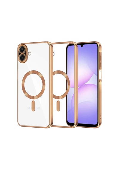 Samsung Galaxy A07 4g Uyumlu Kross Magneticsafe Kapak - Çöl Titanyum