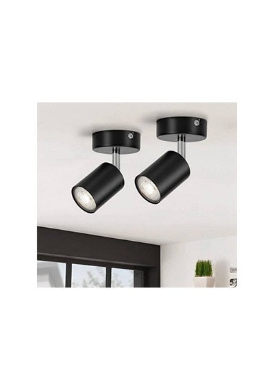 Led Aplik Led Avize Led Spot Hareetli Gün Işığı Ampullü Siyah