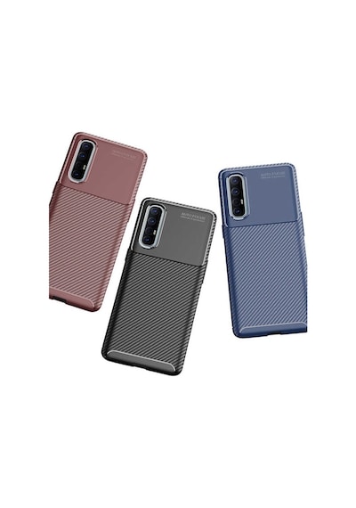 Oppo Reno 3 Pro 5G Kilif Karbon Silikon Case 363138862