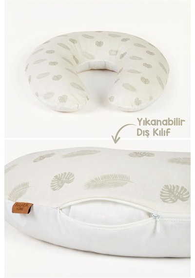 Hamur Bebek Emzirme Yastığı Melis - Destek Yastığı - 60x60 Cm - Çok Amaçlı Kullanım