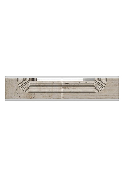 Da1202bts Meyra Dresuar Ve Antre Rafı Beyaz-traverten-silver 120cm Beyaz - Traverten - Gümüş Da1202bts Meyra Dresuar Ve Antre Rafı Beyaz-traverten-silver 120cm Beyaz - Traverten - Gümüş