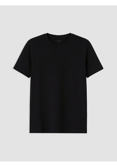 Lcwaıkıkı Classic Siyah Slim Fit %100 Pamuk Erkek Tişört