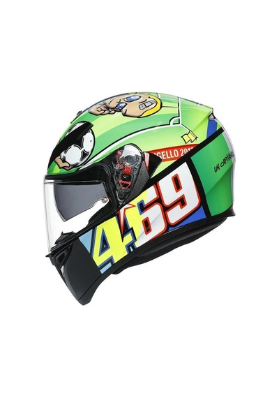 Agv Kask K3 Sv Top Rossı Mugello 2017 Renkli
