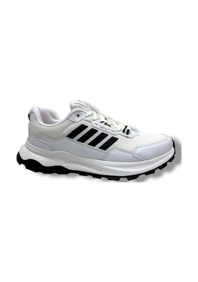 Best Of 2045-26 Anorak Deri Anatomik Erkek Sneaker Beyaz Siyah