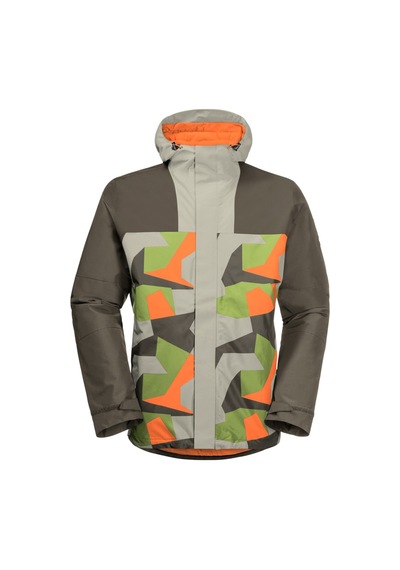 Jack Wolfskin 365 Hideaway Jacket M Erkek Mont Granite All Over Granite All Over