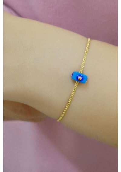 Altın Halat Bileklik 14 Ayar Sarı 71174116