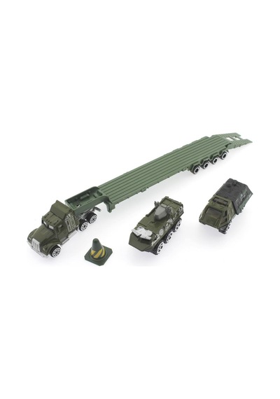 Tır ve Panzerli Metal Askeri Araç Seti