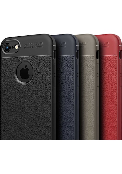 Apple Uyumlu iPhone 5 5S Kilif Esnek Deri Görünümlü Silikon 407860723