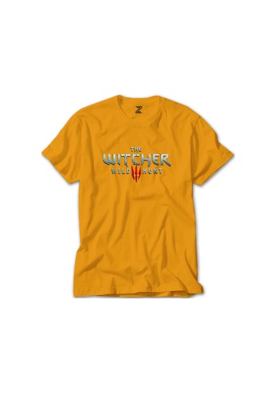 The Witcher Wild Hunt Sarı Tişört-Sarı