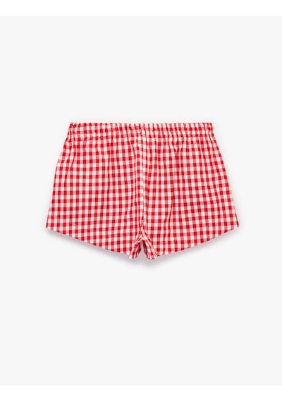 Koton Beli Lastikli Rahat Kalıp Pötikareli Şort Pijama Altı Kırmızı Ekose 6slk80064mw Kırmızı Ekoseli Koton Beli Lastikli Rahat Kalıp Pötikareli Şort Pijama Altı Kırmızı Ekose 6slk80064mw Kırmızı Ekoseli
