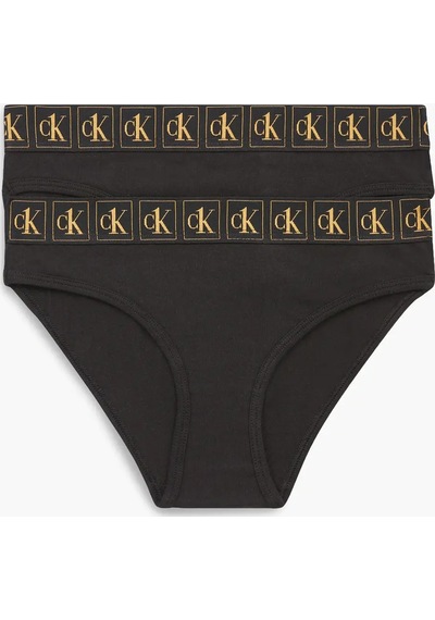 Calvin Klein 2pk Bıkını Kadın Siyah Bkini Külot Set