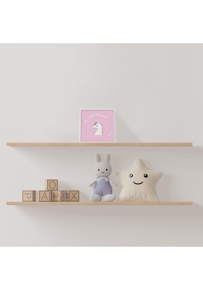 Bebek Odası İçin Unicorn Tasarımlı Çerçeve Çok Renkli