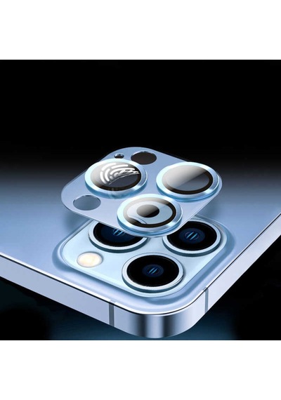 Apple Uyumlu   iPhone 13 Mini Cl-03 ​​​​Kamera Lens Koruyucu Metal Cam Kor