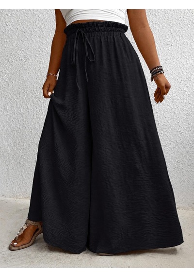 Tuzu Moda Kadın Pantolonu Lastikli Pantolon Bebek Mavisi