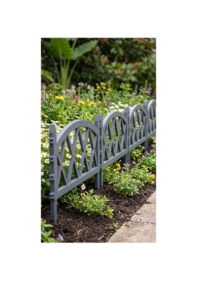 Bahçeart Bahçe Çiti Plastik Dekoratif Bahçe Dekorasyon Çiti Bahçe Düzenleme Panel Çit Gri 1 Adet 60 Cm Gri 1 Adet Bahçeart Bahçe Çiti Plastik Dekoratif Bahçe Dekorasyon Çiti Bahçe Düzenleme Panel Çit Gri 1 Adet 60 Cm Gri 1 Adet