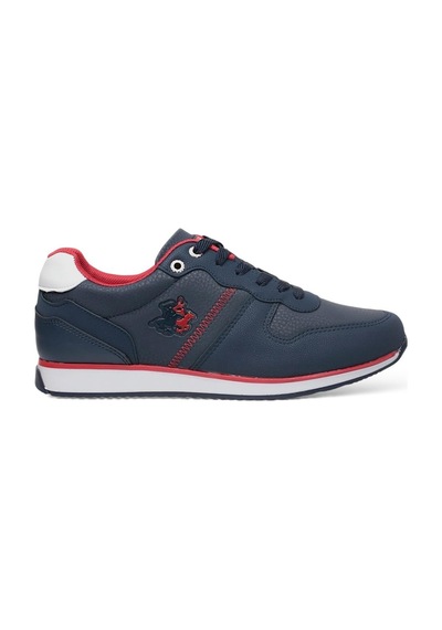 Erkek Günlük Cilt Sneaker Ayakkabı Lacivert - Beyaz-lacivert - Beyaz Lacivert - Beyaz