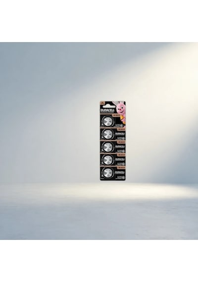 Uzun Süreli Güç Kaynağı Duracell 2025 Para Pili 5'li Kart Seti