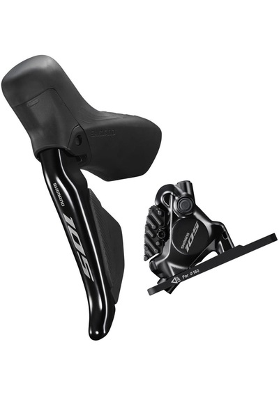 Shimano 105 Di2 St-r7170+br-r7170 Hidrolik Disk Fren Vites Seti 2v Siyah