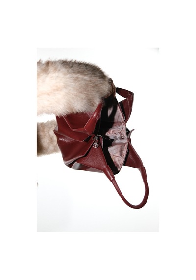Luvishoes Rally Bordo Grain Kadın Omuz Cantası Bordo