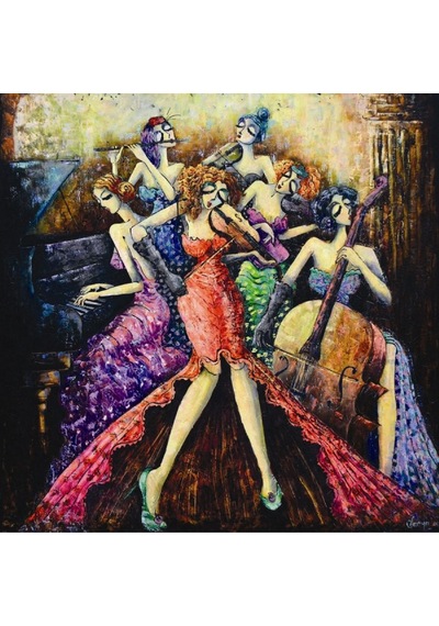 Anatolian 1024 Parça Kadınlar Orkestrası Kare Puzzle