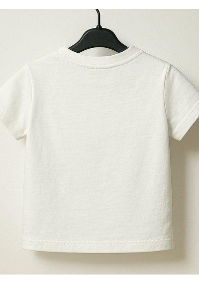 Nanica Kids Erkek Çocuk Dokuma Garnili T-shirt-15729 Ekru
