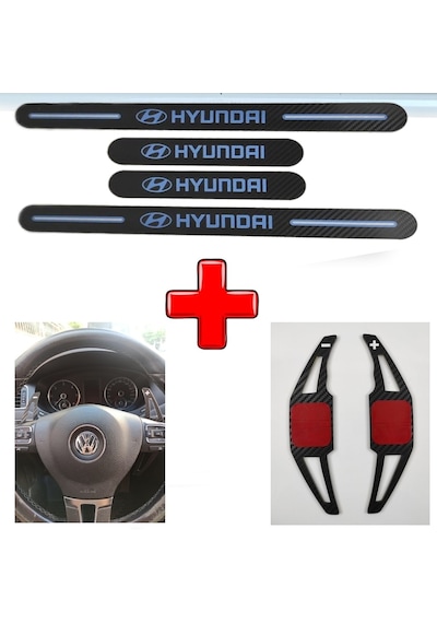 Hyundai Getz Uyumlu Carbon Kapı Eşiği + F1 Kulakçık (550931906)