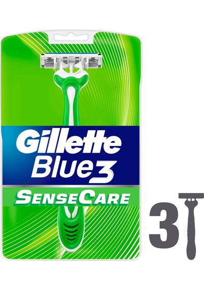 Gillette Blue3 SenseCare Kullan At Tıraş Bıçağı 3'lü